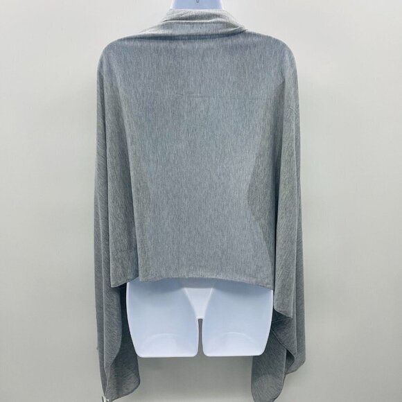 Jenni by Jennifer Moore Womens On Repeat Jersey Wrap Scarf Heather Gray $30 224 - Picture 4 of 7